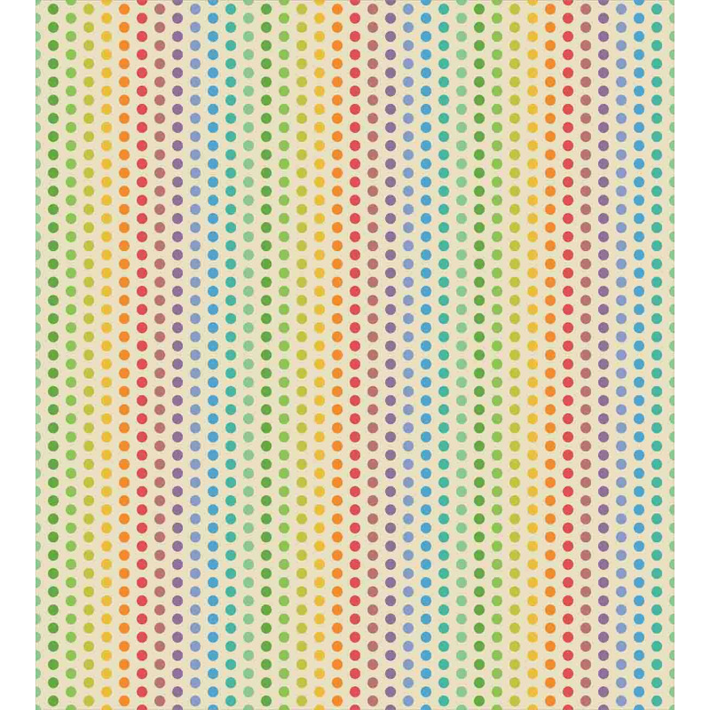 Colorful Dots Spectrum Duvet Cover Set