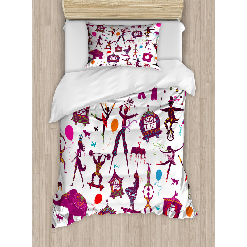 Colorful Characters Duvet Cover Set