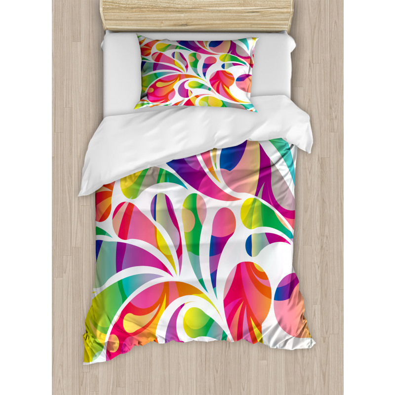 Abstract Arc-drop Duvet Cover Set