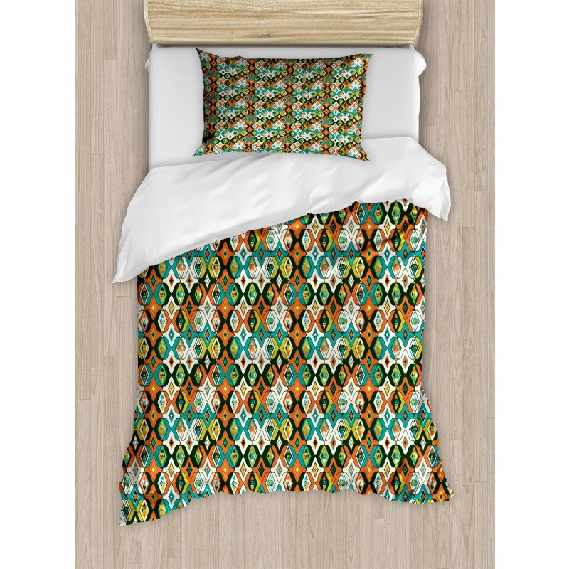 Boho Abstract Duvet Cover Set