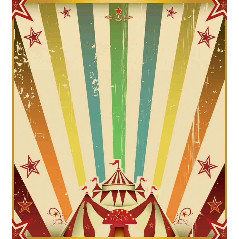 Old Circus Fair Duvet Cover Set