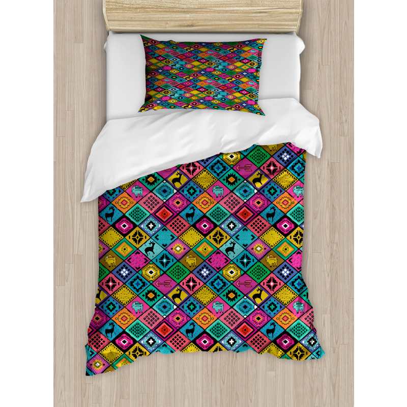 Boho Patchwork Duvet Cover Set