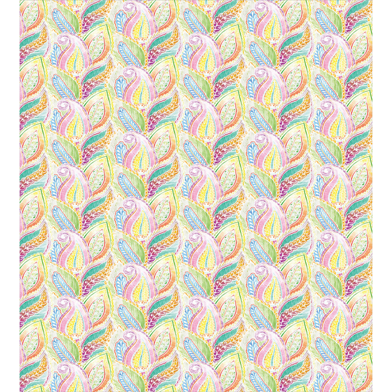 Colorful Paisley Art Duvet Cover Set