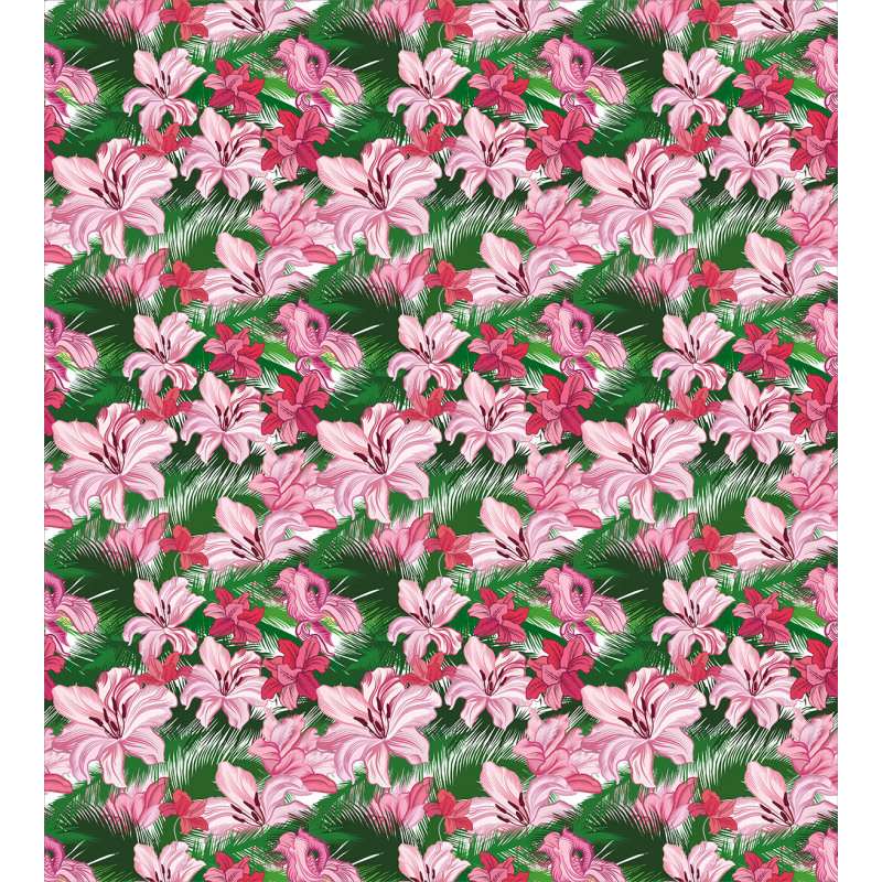 Hawaiian Spring Blossoms Duvet Cover Set