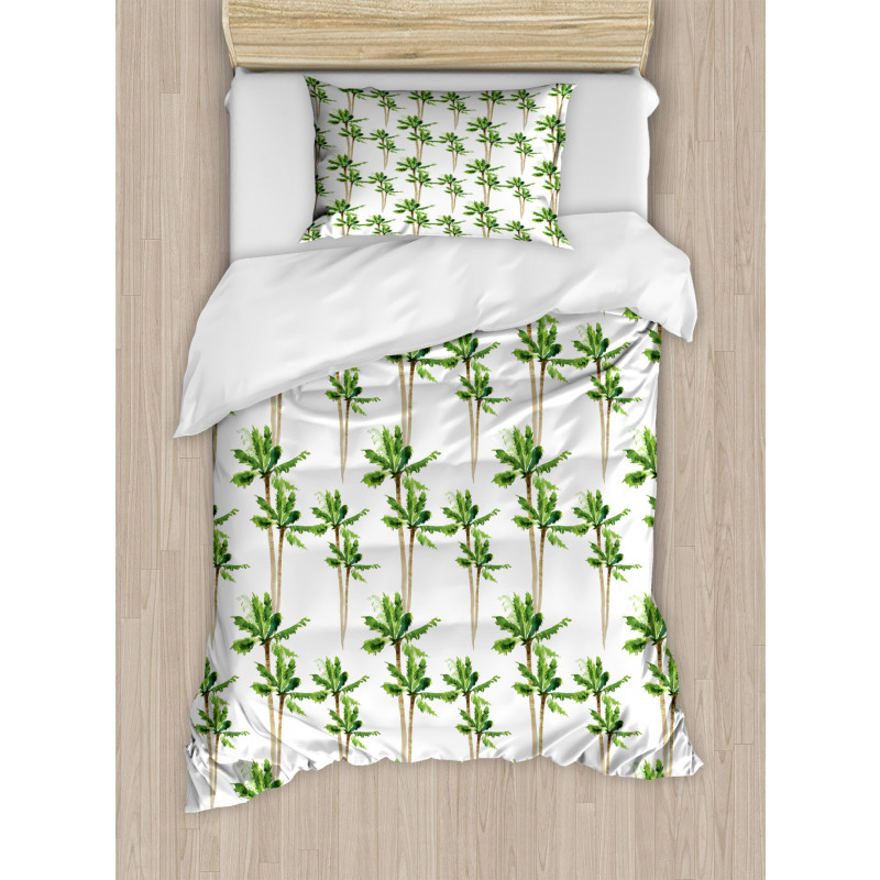 Forest in Watercolors Duvet Cover Set
