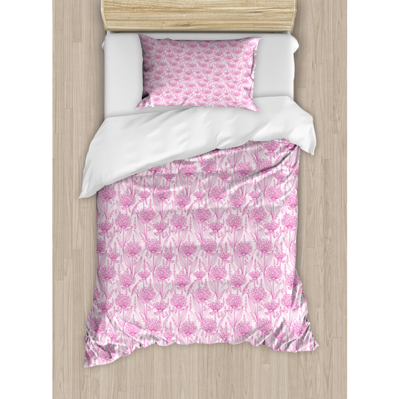 Pastel Spring Bloom Duvet Cover Set