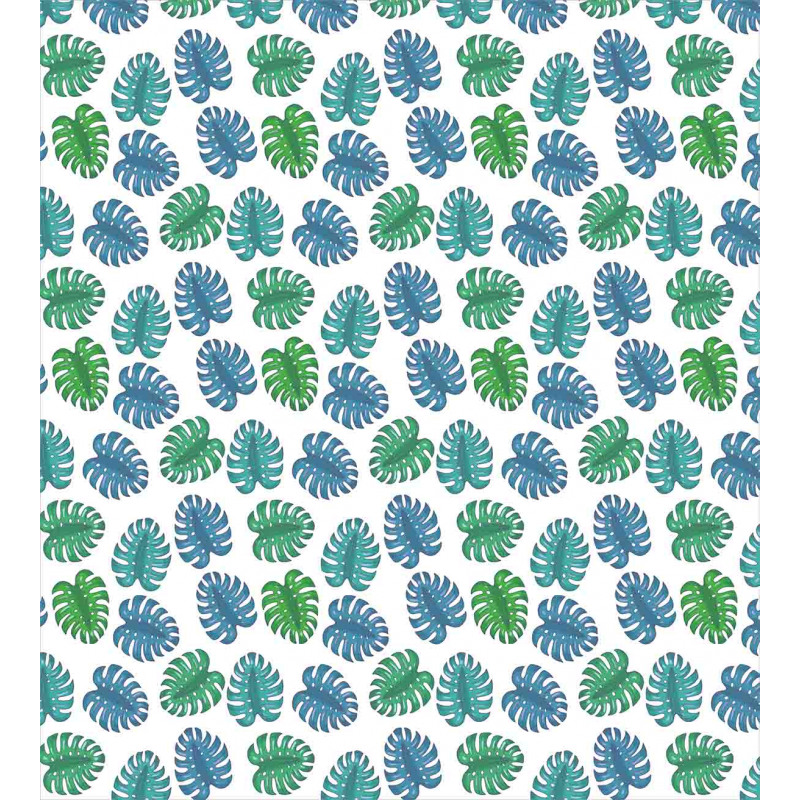 Monstera Leaf Flora Duvet Cover Set