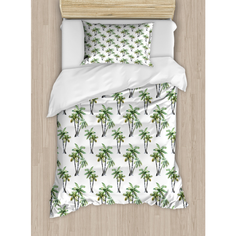 Retro Tropical Jungle Duvet Cover Set