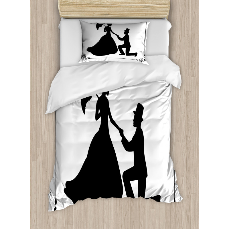 Marriage Proposal Duvet Cover Set