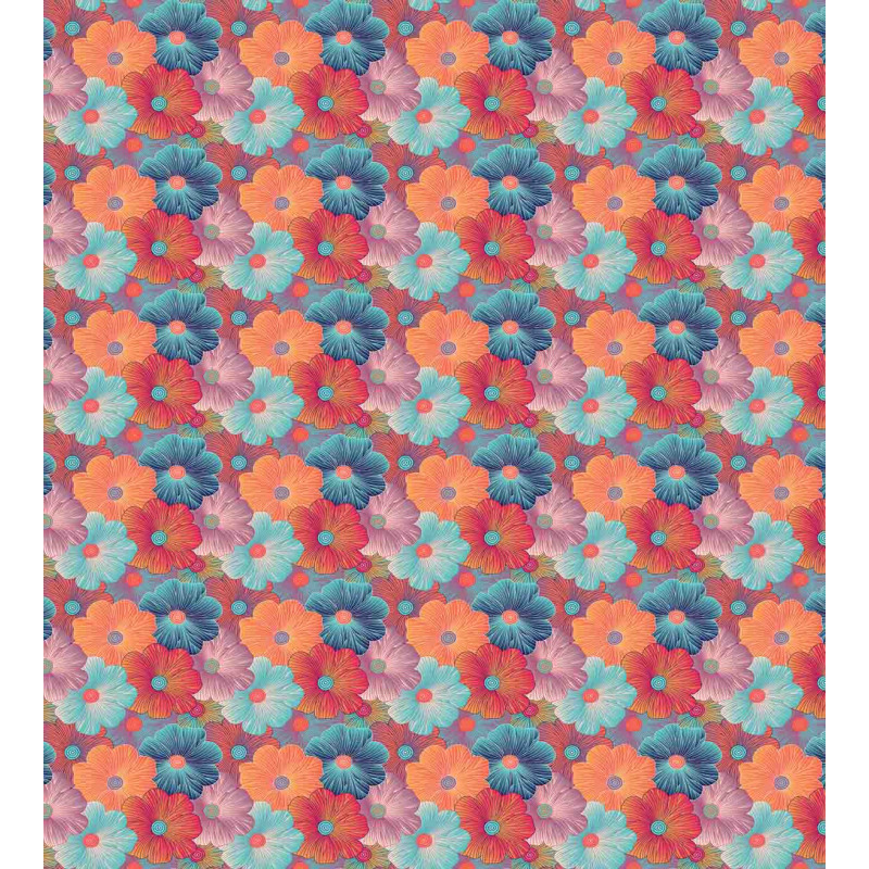 Overlapped Flower Petals Duvet Cover Set