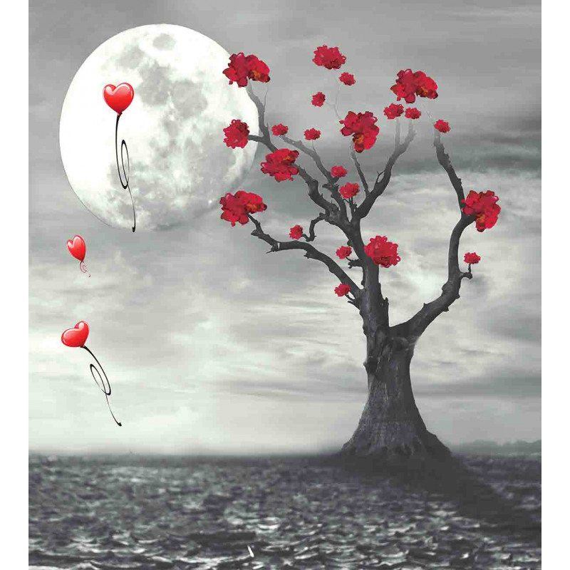 Romantic Full Moon Night Duvet Cover Set