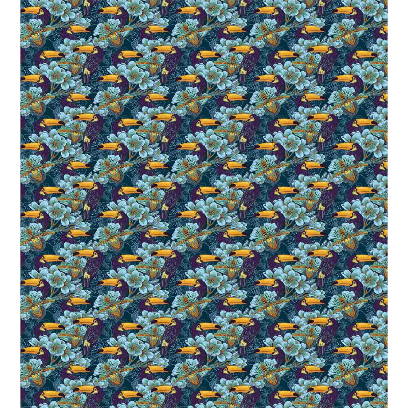 Keel-Billed Toucan Bird Duvet Cover Set