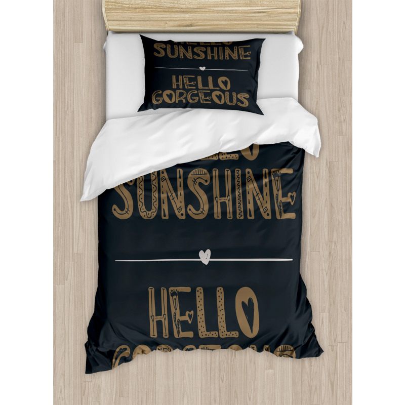 Hello Sunshine Duvet Cover Set