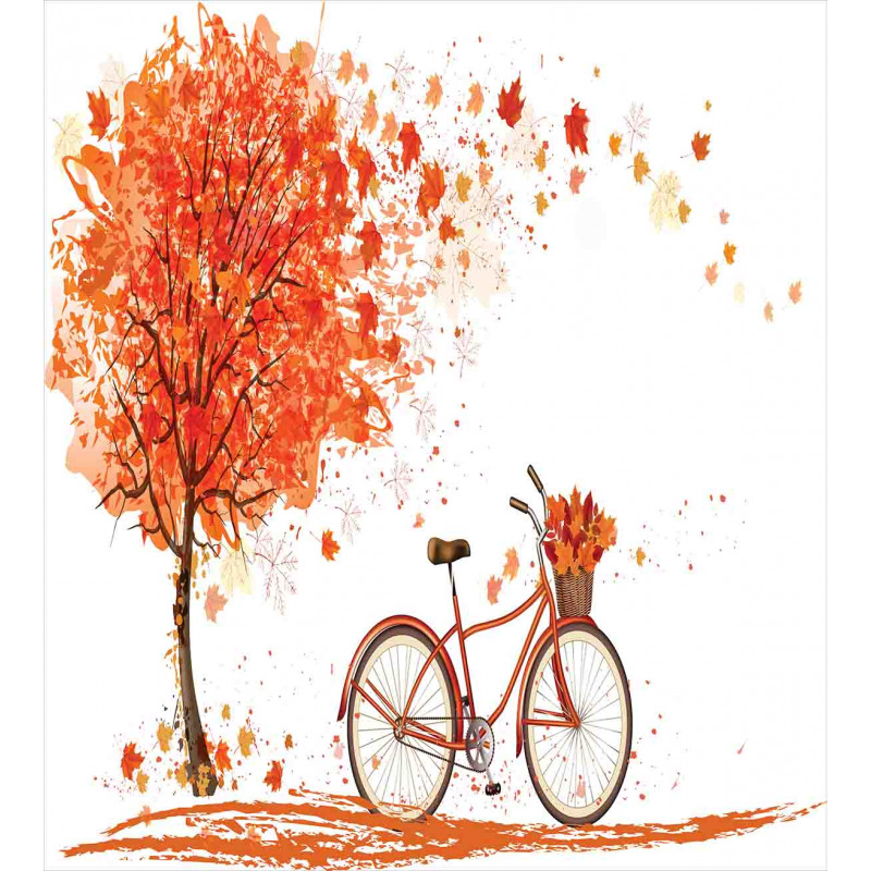 Watercolor Fall Season Duvet Cover Set