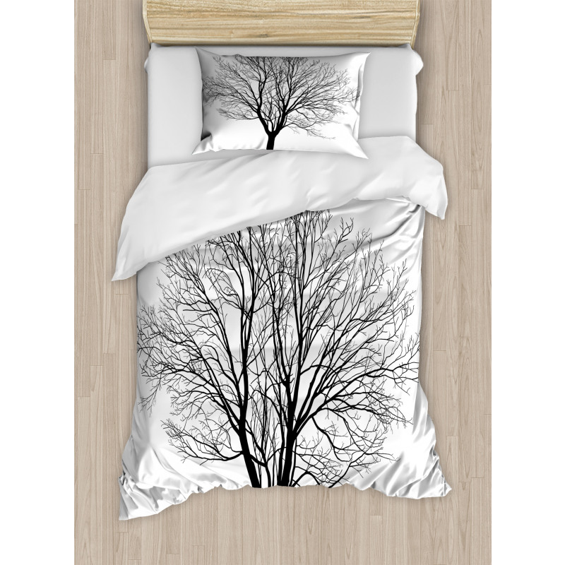 Barren Maple Tree Duvet Cover Set