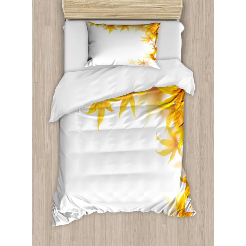 Maple Leaf Branches Duvet Cover Set