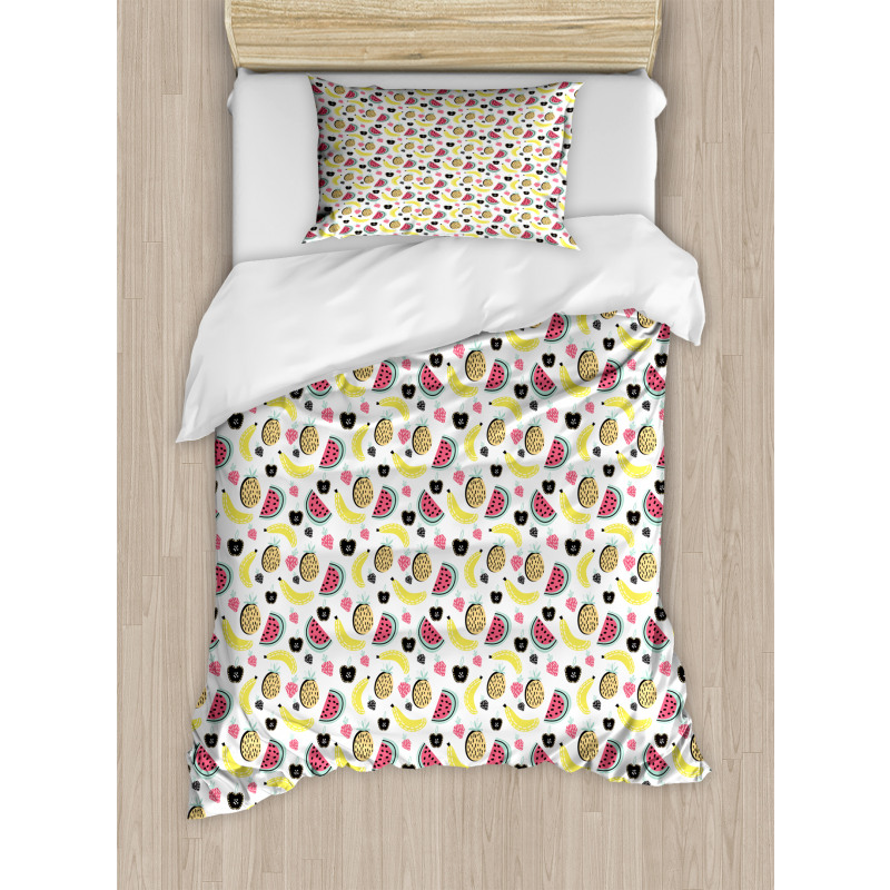 Modern Art Yummy Summer Duvet Cover Set