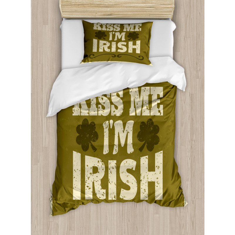 Irish Culture Elements Duvet Cover Set