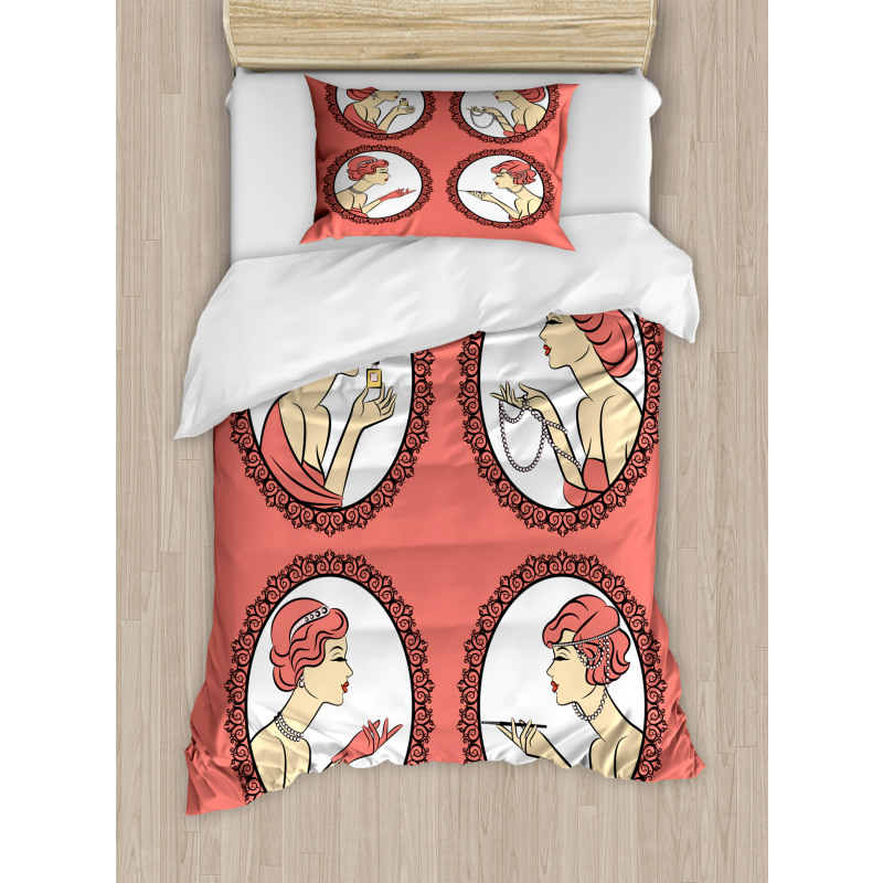 Fashion Portraits Duvet Cover Set