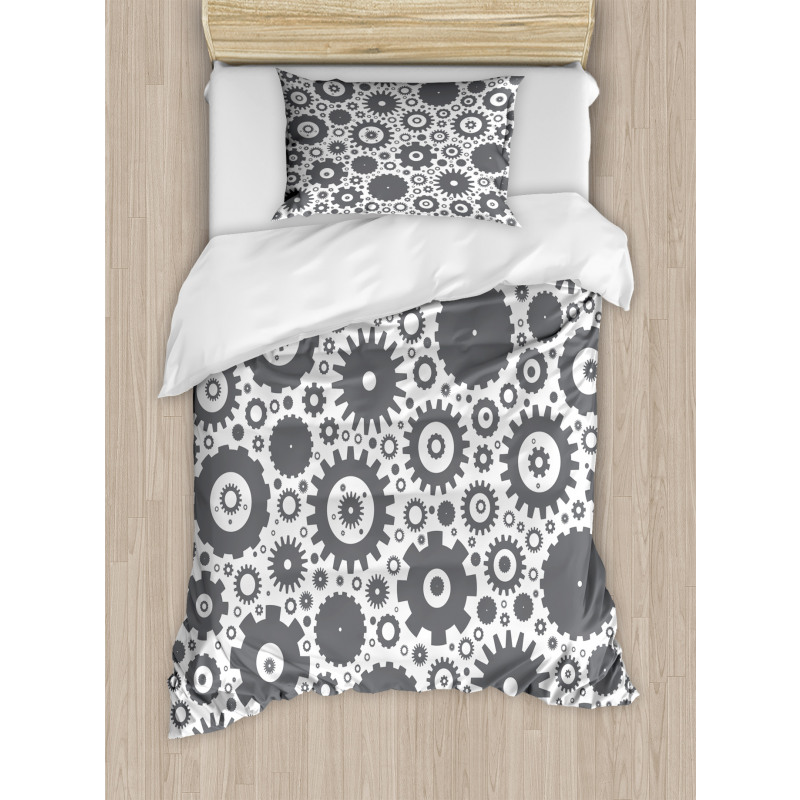 Gear Cog Engine Wheel Duvet Cover Set