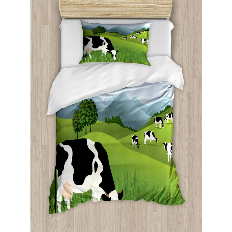 Agriculture Landscape Duvet Cover Set