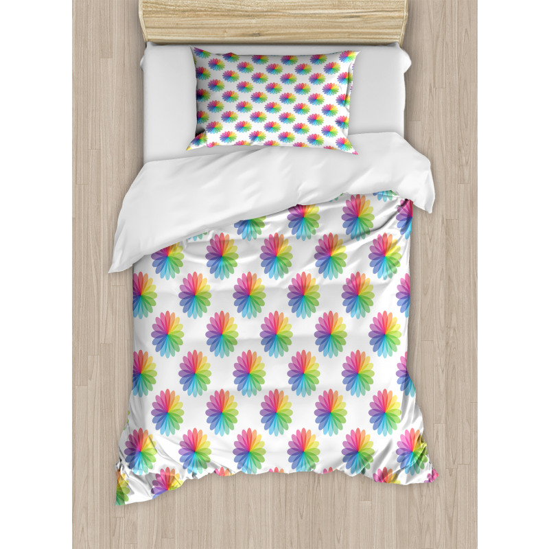 Petal Motif Duvet Cover Set