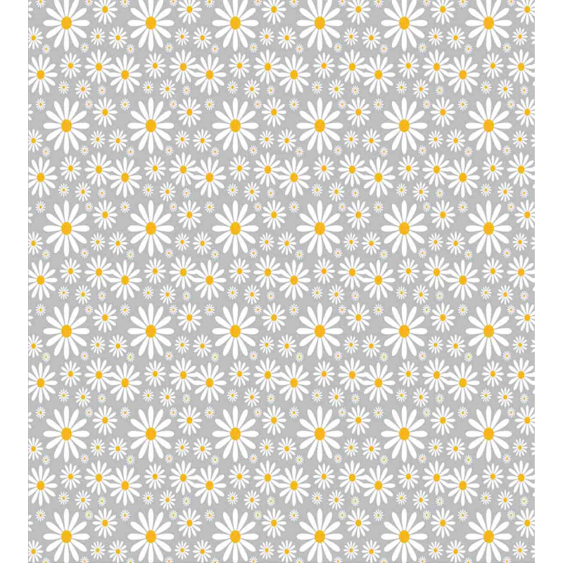 Chamomile Petals Image Duvet Cover Set