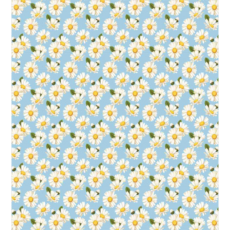 Spring Season Wildflowers Duvet Cover Set