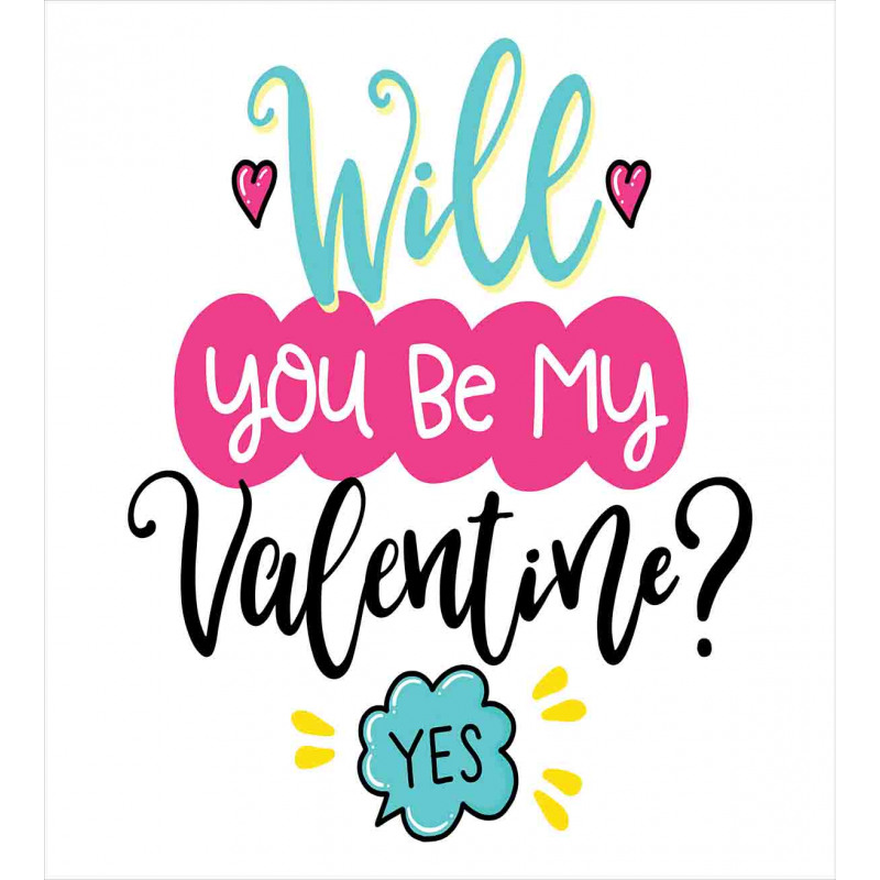 Will You Be My Valentine Duvet Cover Set