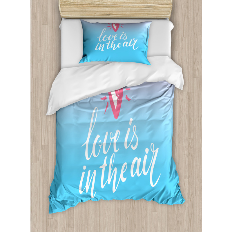 Love is in Air Romantic Duvet Cover Set