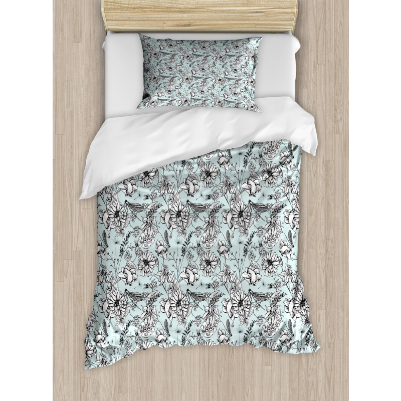 Bugs and Daises Duvet Cover Set