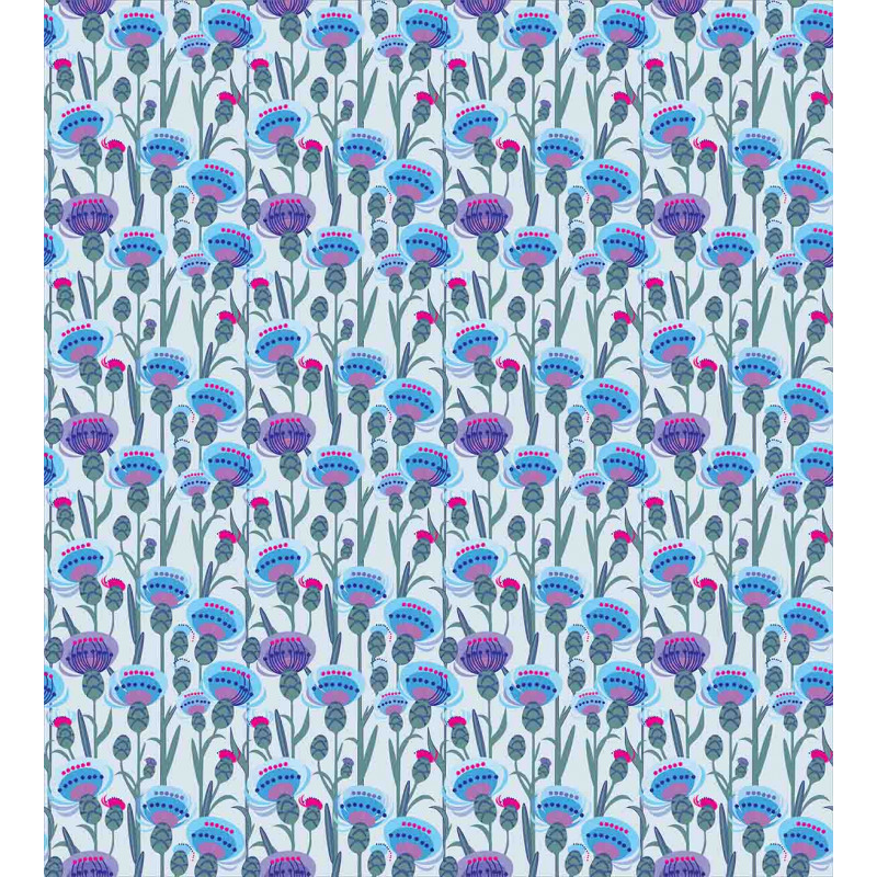 Thistle Bouquet Print Duvet Cover Set