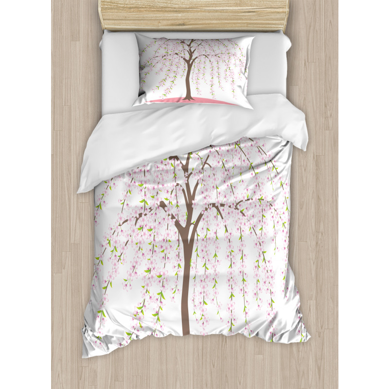 Flowers Oriental Duvet Cover Set