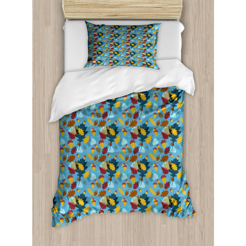 Abstract Overlapped Piece Duvet Cover Set