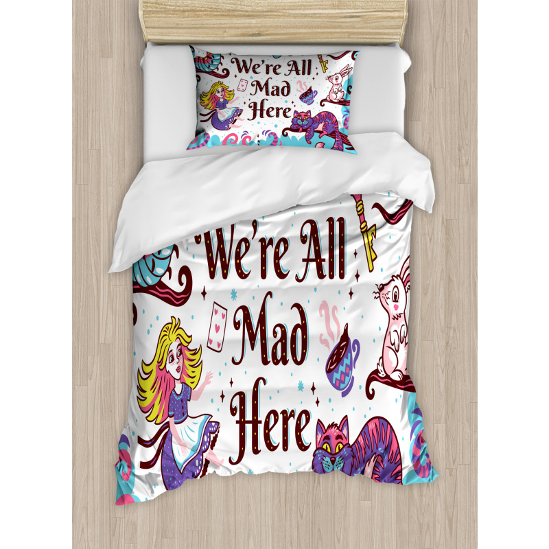 Alice in Wonderland Duvet Cover Set