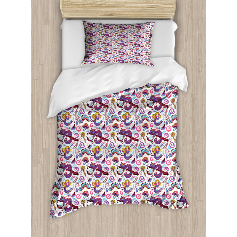 Fairy Tale Caterpillar Duvet Cover Set