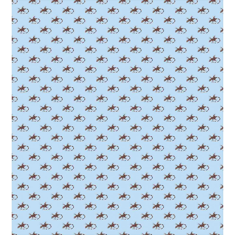 Illustration of Lizards Duvet Cover Set