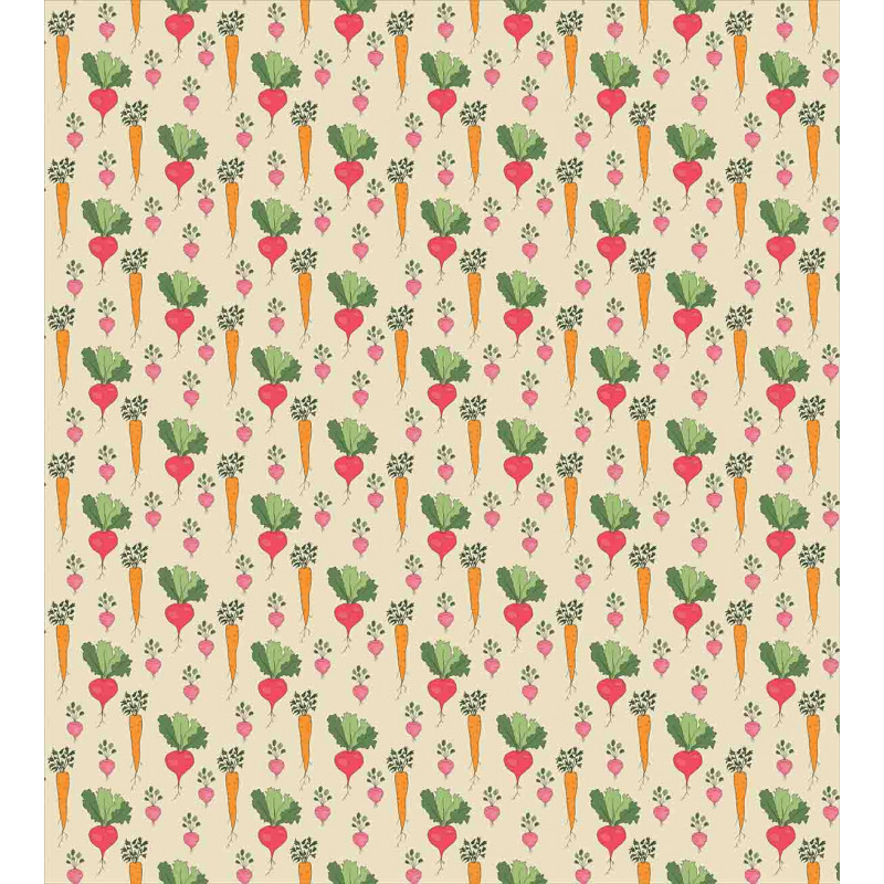 Radishes and Beets Duvet Cover Set