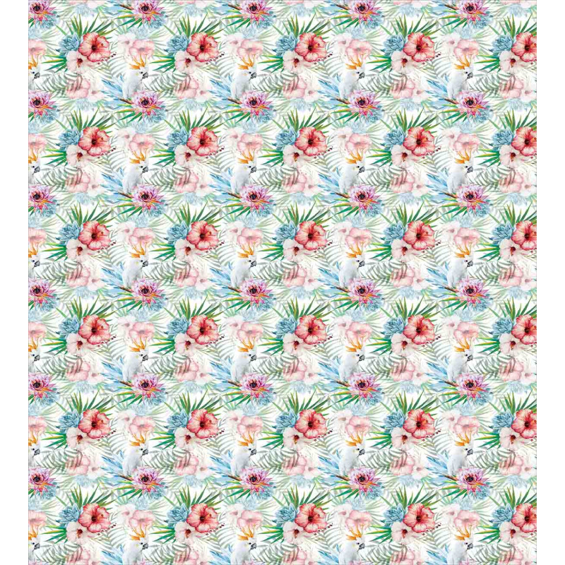 Exotic Parrot Flower Duvet Cover Set