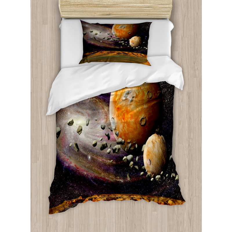 Universe Space Planets Duvet Cover Set