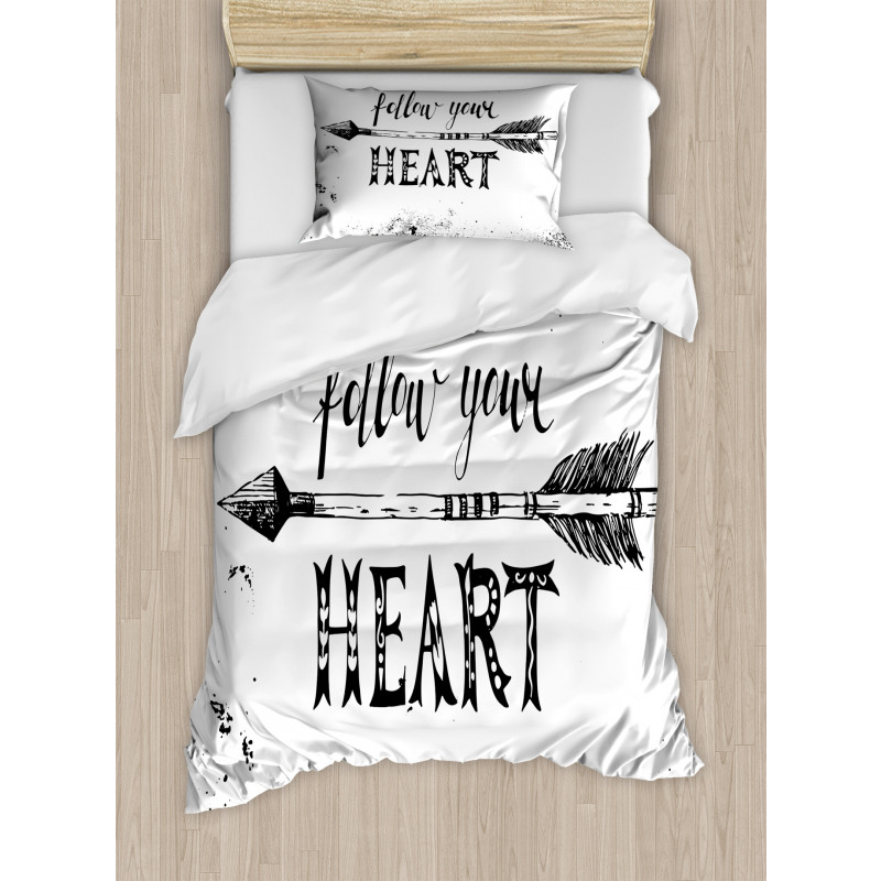 Follow Your Heart Duvet Cover Set