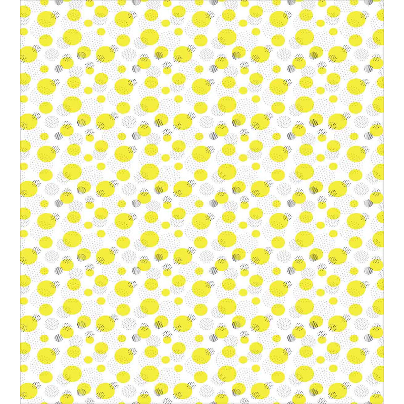 Yellow Spots Small Dots Duvet Cover Set