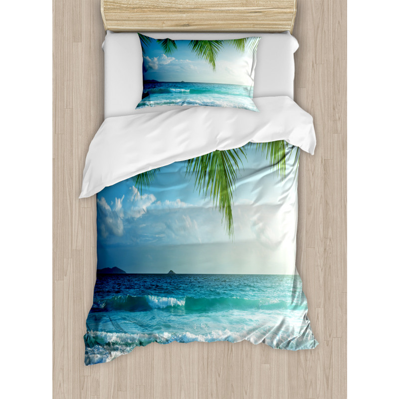 Palms Tropical Island Duvet Cover Set
