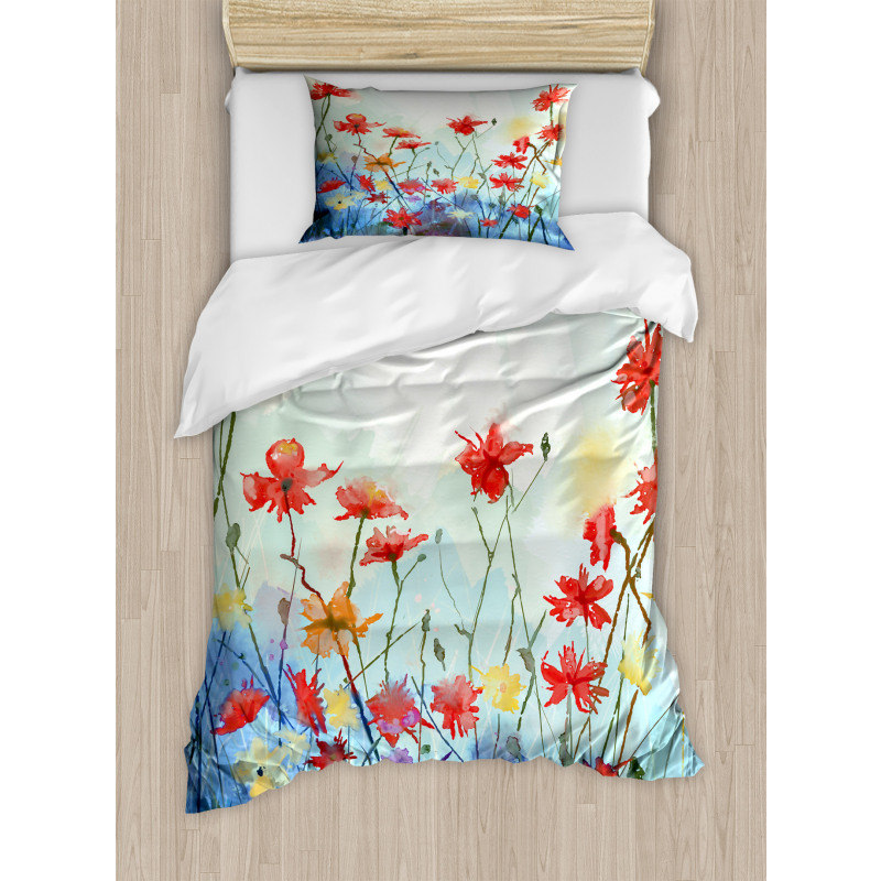 Composition of Plants Duvet Cover Set