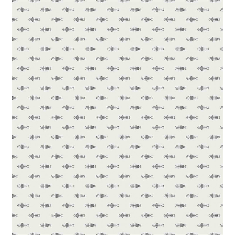 Minimalist Fish Bones Skeleton Duvet Cover Set