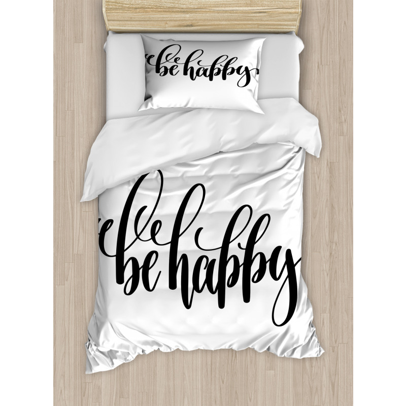 Words in Art Form Duvet Cover Set