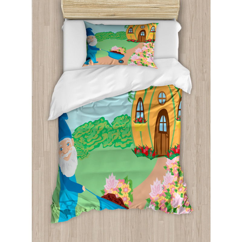 Magic House in the Forest Duvet Cover Set