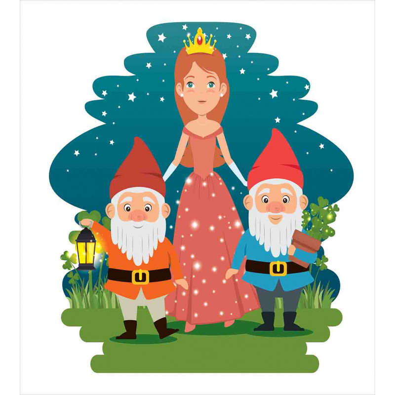 Fairytale Princess Dwarfs Duvet Cover Set
