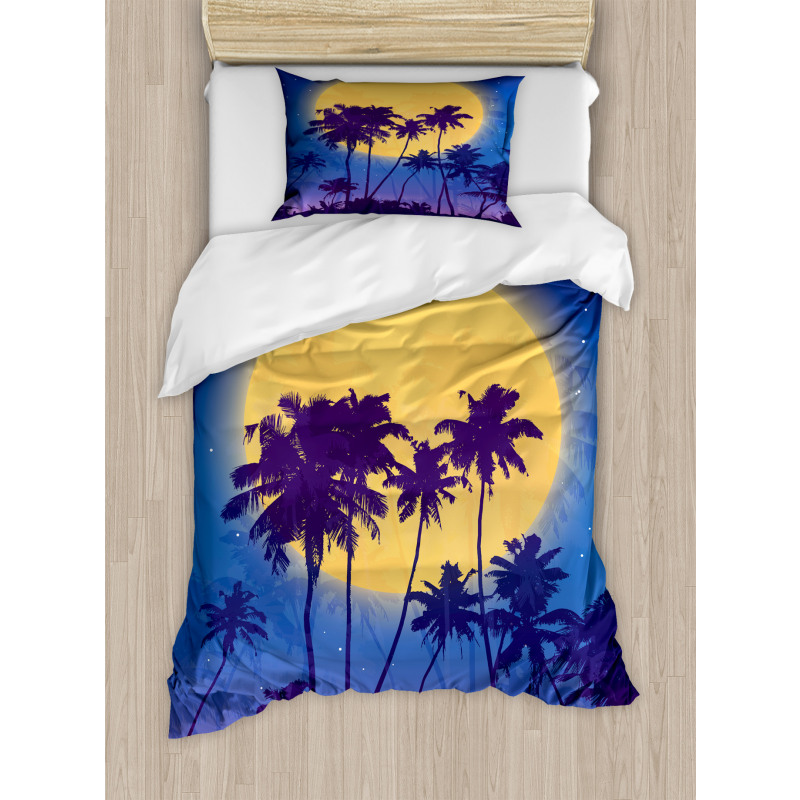 Coconut Palm Beach Duvet Cover Set