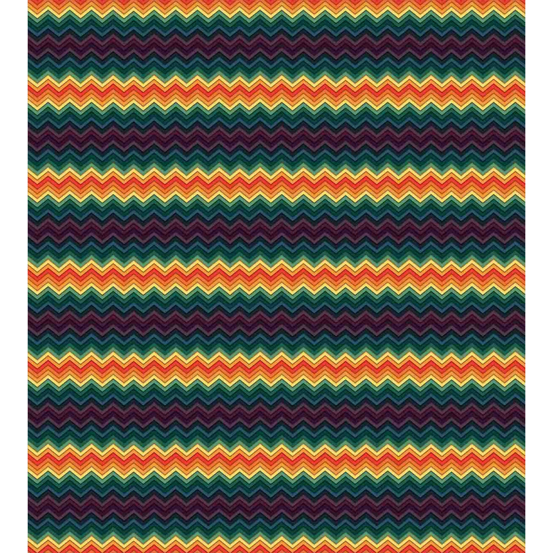 Colorful Zigzag Classic Duvet Cover Set